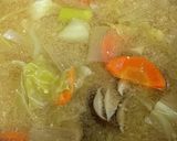 前の日の味噌汁アレンジ　ゼンブヌードル作り方1写真