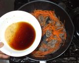 三つ葉牛肉炒め♪簡単癌で食欲のない時に作り方5写真