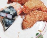 お弁当にカニカマ天ぷらとエビフライ作り方3写真