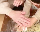 2歳児と作るハートチョコチップクッキー作り方5写真