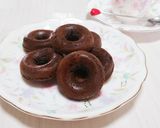 バレンタインにチョコの焼きドーナツ作り方16写真