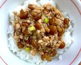 ハマる！なめこと鶏ひき肉作り方5写真
