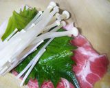 ポン酢で♪ジュワッと豚肉シソえのき巻き✿作り方1写真