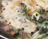 パパっとお昼ご飯に鮭フレーク入り雑炊♡作り方6写真