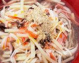 カニかま・細筍・キクラゲのマジな中華蕎麦作り方4写真