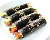 手軽な、韓国ミニ海苔巻き【コマキンパ】作り方9写真
