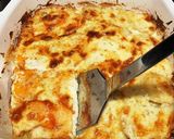 2色のポテト重ね焼☆クリームソース♪作り方9写真
