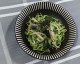 節約食材使い切り！もやしと豆苗ナムル作り方8写真