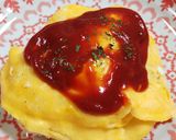 朝たん☆時短！鶏むね肉のオムライス作り方7写真