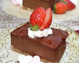 テリーヌ風チョコケーキ〜苺ソースがけ作り方15写真