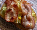 ポテベーコンのマヨネーズ焼きトースト作り方2写真