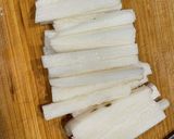 長芋 の 醤油麹 わさび和え作り方1写真
