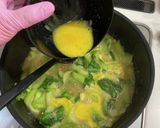 チンゲン菜のかき玉カニあんかけ作り方9写真
