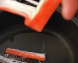 5分！わかめとカニカマの卵とじうどん作り方3写真