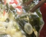 5分！わかめとカニカマの卵とじうどん作り方10写真
