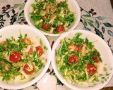 豆苗とサラダ豆と余り野菜のサラダ✨☺⛄☕作り方10写真