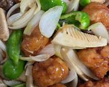 手抜き・(^_^)a・冷凍鶏からで酢鶏作り方4写真