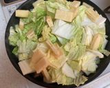 ＊節約＊豚こまと白菜の甘辛たまごとじ＊作り方2写真