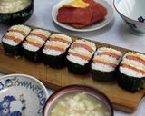 巻き巻きポーク玉子おにぎり作り方18写真