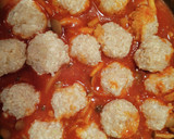 鶏団子とシメジの和風トマト煮作り方6写真
