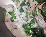 ZENB牡蠣とほうれん草の豆乳クリーム作り方9写真