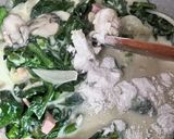 ZENB牡蠣とほうれん草の豆乳クリーム作り方11写真