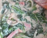 ZENB牡蠣とほうれん草の豆乳クリーム作り方12写真