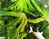 ちぢみほうれん草のお浸し作り方3写真