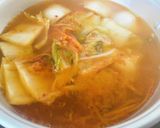 鶏皮・チゲ風【辛】ラーメン作り方3写真