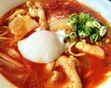 鶏皮・チゲ風【辛】ラーメン作り方9写真