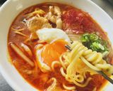 鶏皮・チゲ風【辛】ラーメン作り方10写真