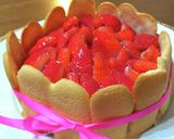 紫芋スイートポテトシャルロットケーキ作り方19写真