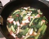 和食の常備菜☆ちぢみ菜とエリンギの煮浸し作り方5写真
