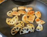 簡単　レンコン肉巻き作り方6写真
