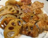 簡単　レンコン肉巻き作り方7写真