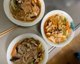 中華風簡単キムチ牛丼味回鍋肉青椒肉絲風作り方15写真