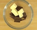 新食感♡材料3つ！クッキーチョコレート作り方1写真