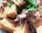 厚揚げとお肉と玉ねぎの煮物作り方8写真