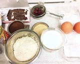 低糖質♡しっとりチョコのおからマフィン作り方1写真