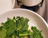 菜の花と柚子パスタ作り方3写真