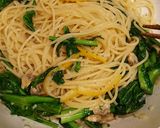 菜の花と柚子パスタ作り方4写真