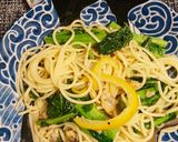 菜の花と柚子パスタ作り方5写真