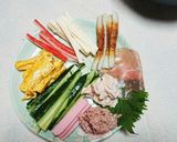 やさいシートで、恵方巻き【べジート】作り方2写真