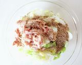 レンジで簡単【白菜とツナのマヨぽんサラダ作り方5写真