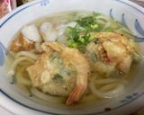 かんたんエビのかき揚げうどん作り方4写真