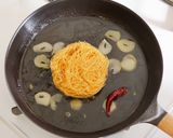 ペペロンチーノパスタビーフン作り方5写真