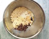 米粉小麦粉不要オートミールチョコクッキー作り方1写真
