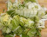 白菜消費レシピ!白菜と豚肉のあんかけ作り方2写真