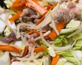 白菜消費レシピ!白菜と豚肉のあんかけ作り方3写真