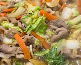 白菜消費レシピ!白菜と豚肉のあんかけ作り方5写真